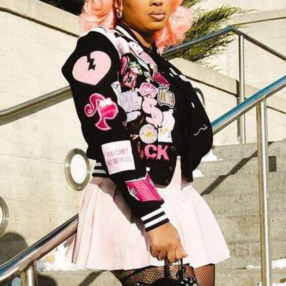 Hot Girl varsity jacket